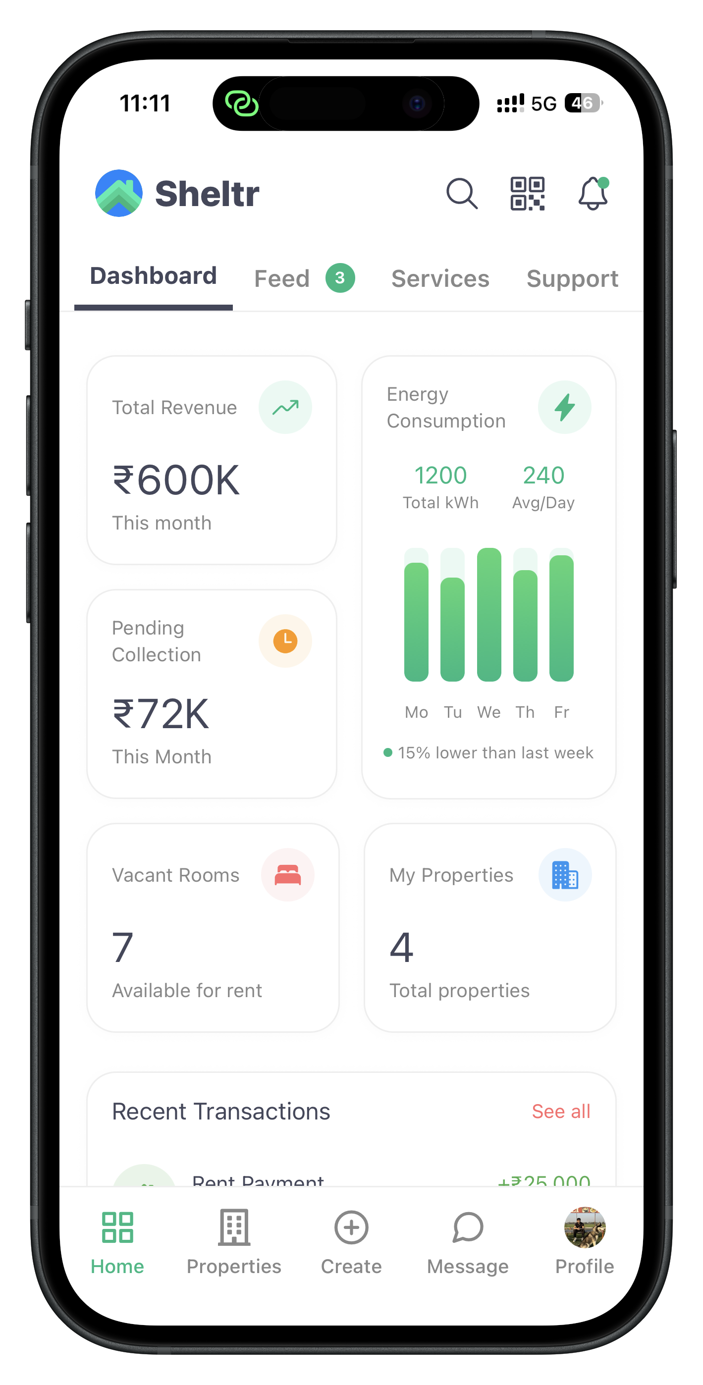 Sheltr App Screenshot 1